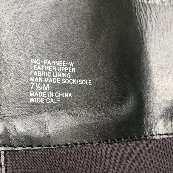 INC  Wide Calf Boots - Picture 6 of 6